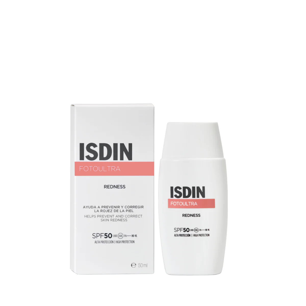 ISDIN Fotoultra Redness SPF50+ Crème Solaire Anti-Rougeurs Peaux Sensibles
