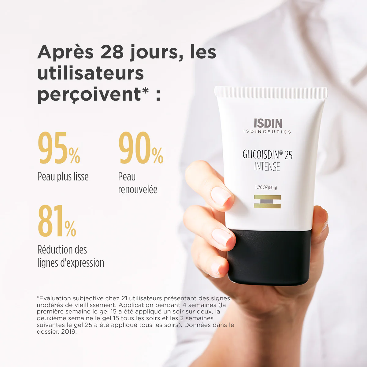 ISDIN Glicoisdin 25 Intense Gel 50g - Gel Peeling Anti-Âge Intensif - Image 4