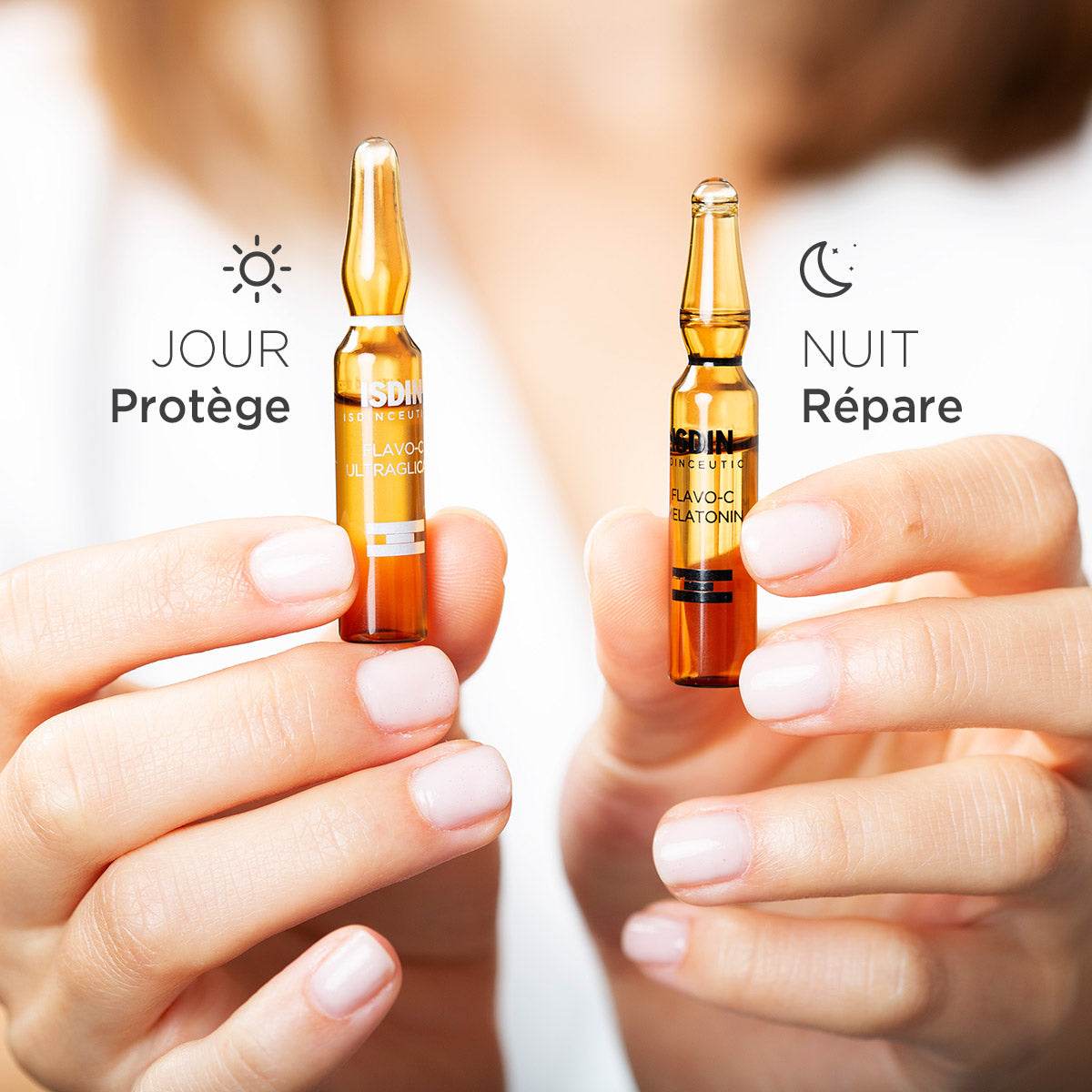 ISDIN Isdinceutics Flavo-C Sérum Jour Et Nuit 2+2 Ampoules - Kit Découverte Vitamine C - Image 3