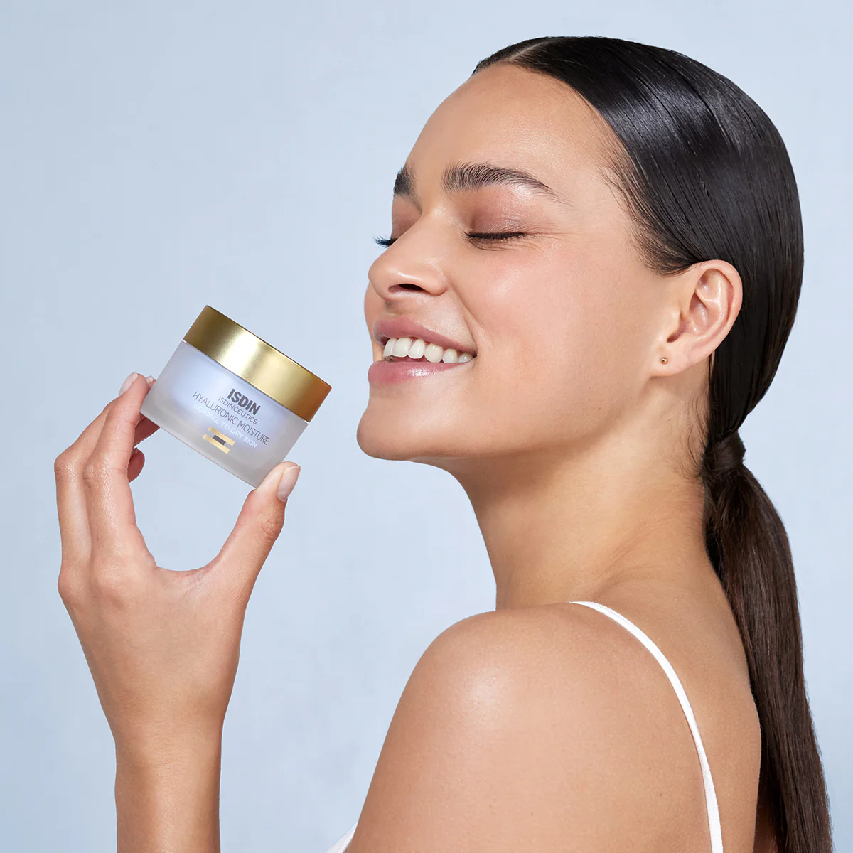 ISDIN Isdinceutics Hyaluronic Moisture 50g Crème Hydratante Peaux Normales Sèches = Trousse Offerte - Image 9