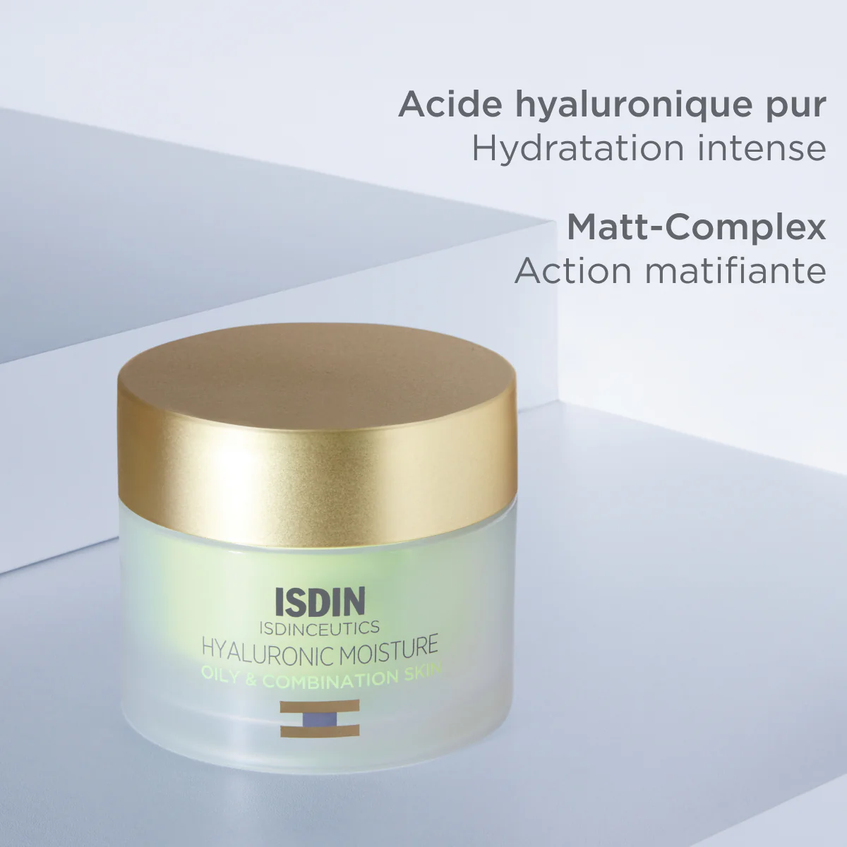 ISDIN Isdinceutics Hyaluronic Moisture 50g Crème Légère Peaux Grasses Mixtes = Trousse Offerte - Image 7