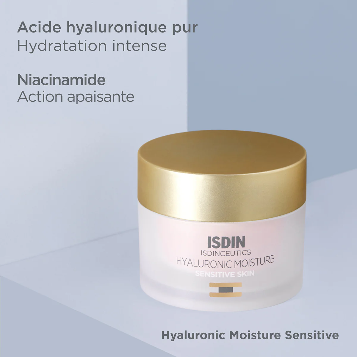 ISDIN Isdinceutics Hyaluronic Moisture 50g Crème Hydratante Peaux Sensibles = Trousse Offerte - Image 12
