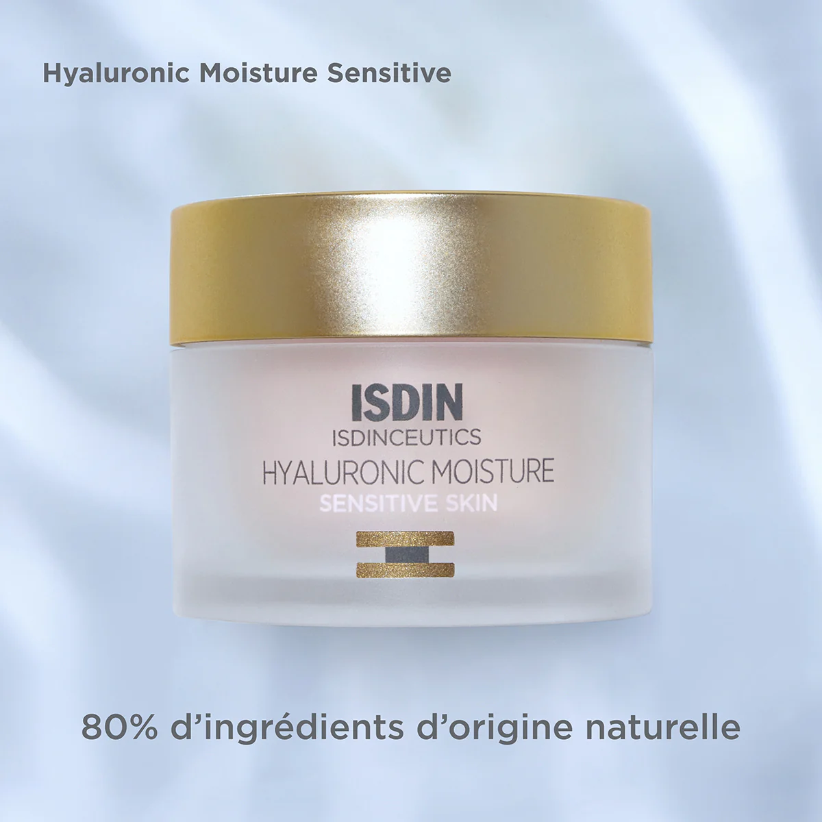 ISDIN Isdinceutics Hyaluronic Moisture 50g Crème Hydratante Peaux Sensibles = Trousse Offerte - Image 6