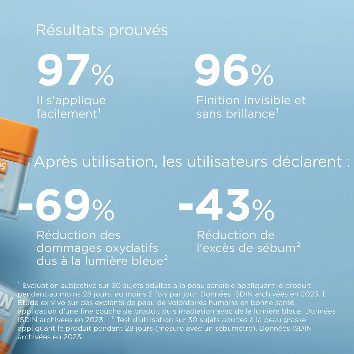 ISDIN Fotoprotector Invisible Stick SPF50 10g Zones Sensibles Invisible Résistant Eau = Coque Offerte - Image 5
