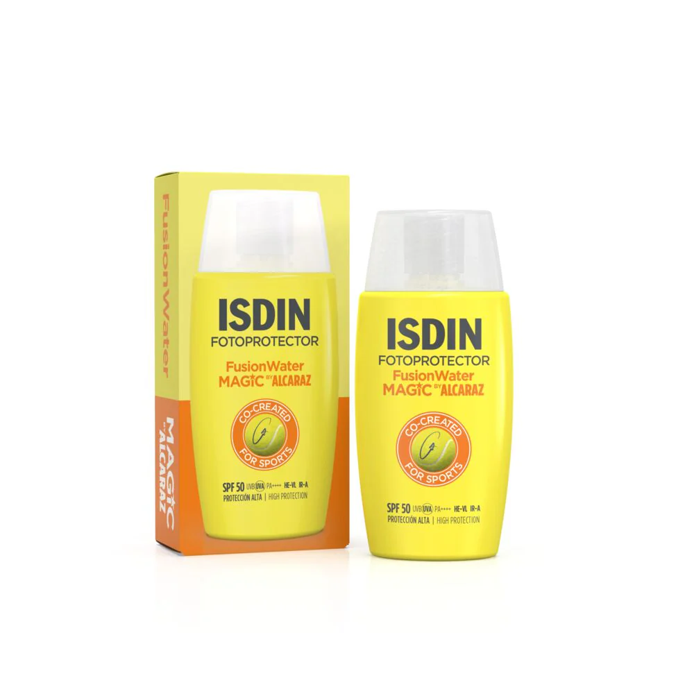 ISDIN Fusion Water Magic Alcaraz SPF50 50ml Ultra-Légère Hydratante = CASQUETTE OFFERTE - Image 8