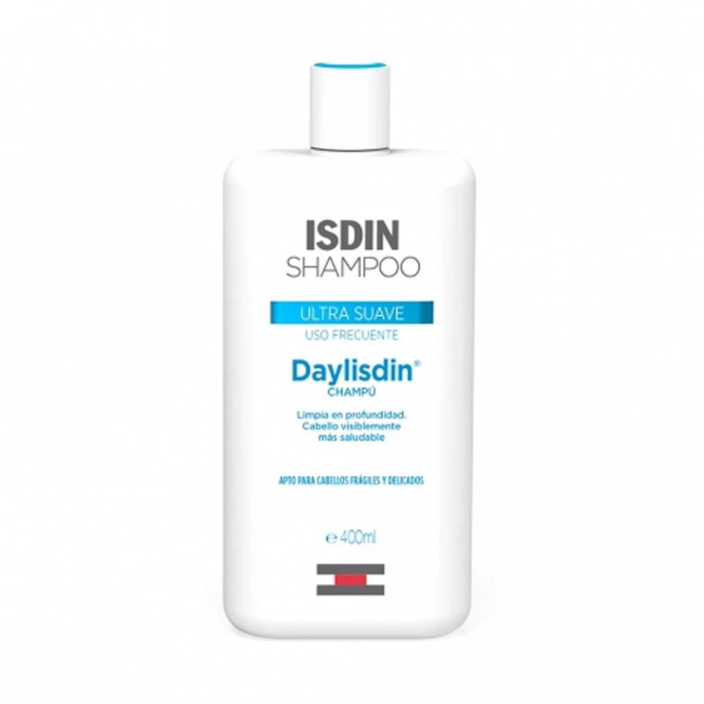 ISDIN Shampooing Daylisdin Ultra Gentle 400ml Cheveux Fragiles Usage Quotidien Douceur Hydratation Éclat = Shampooing Daylisdin 100ml Offert - Image 2