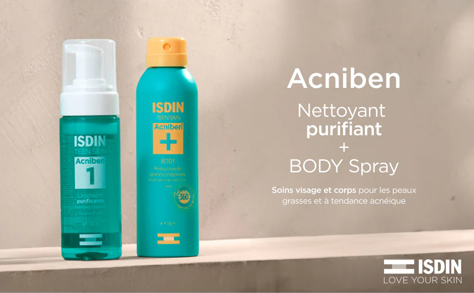 ISDIN Acniben+ Body 150ml Anti-Imperfections Corps Ados Dos Épaules Poitrine - Image 3