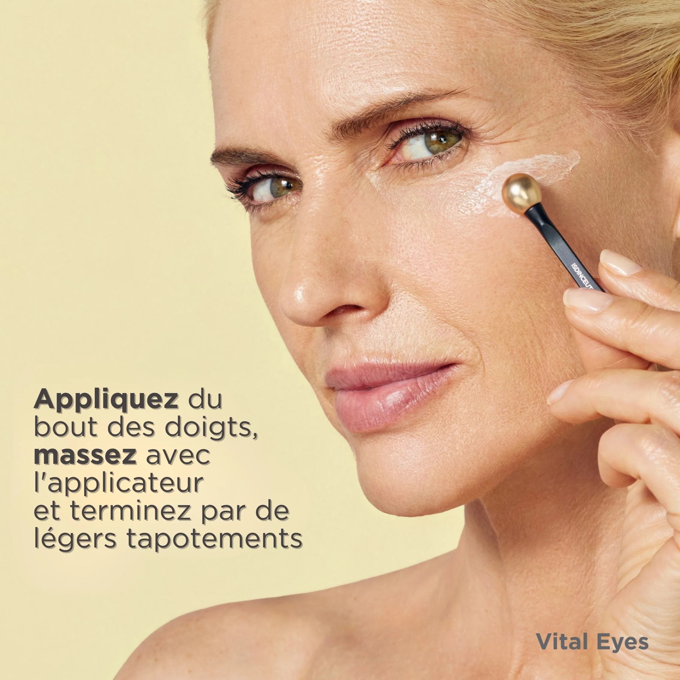 ISDIN Vital Eyes Cream 15g Crème Contour Yeux Réparatrice Mélatonine Anti-Fatigue Regard Reposé Lumineux = Age Reverse Night 8g Offert - Image 4