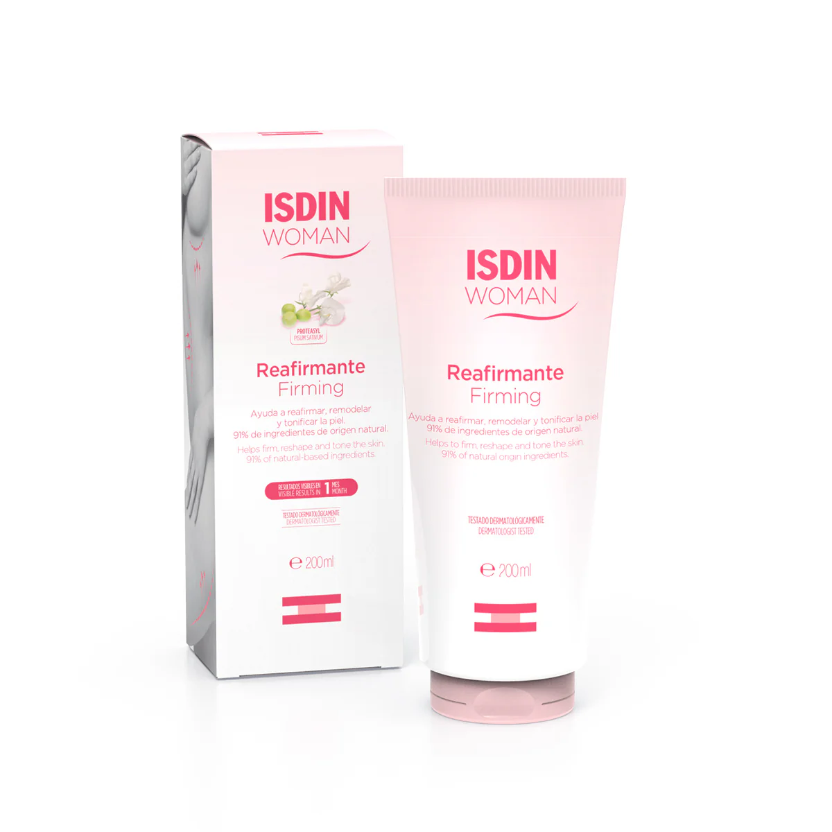 ISDIN Woman Crème Raffermissante 200ml Fermeté Élasticité Corps Femme