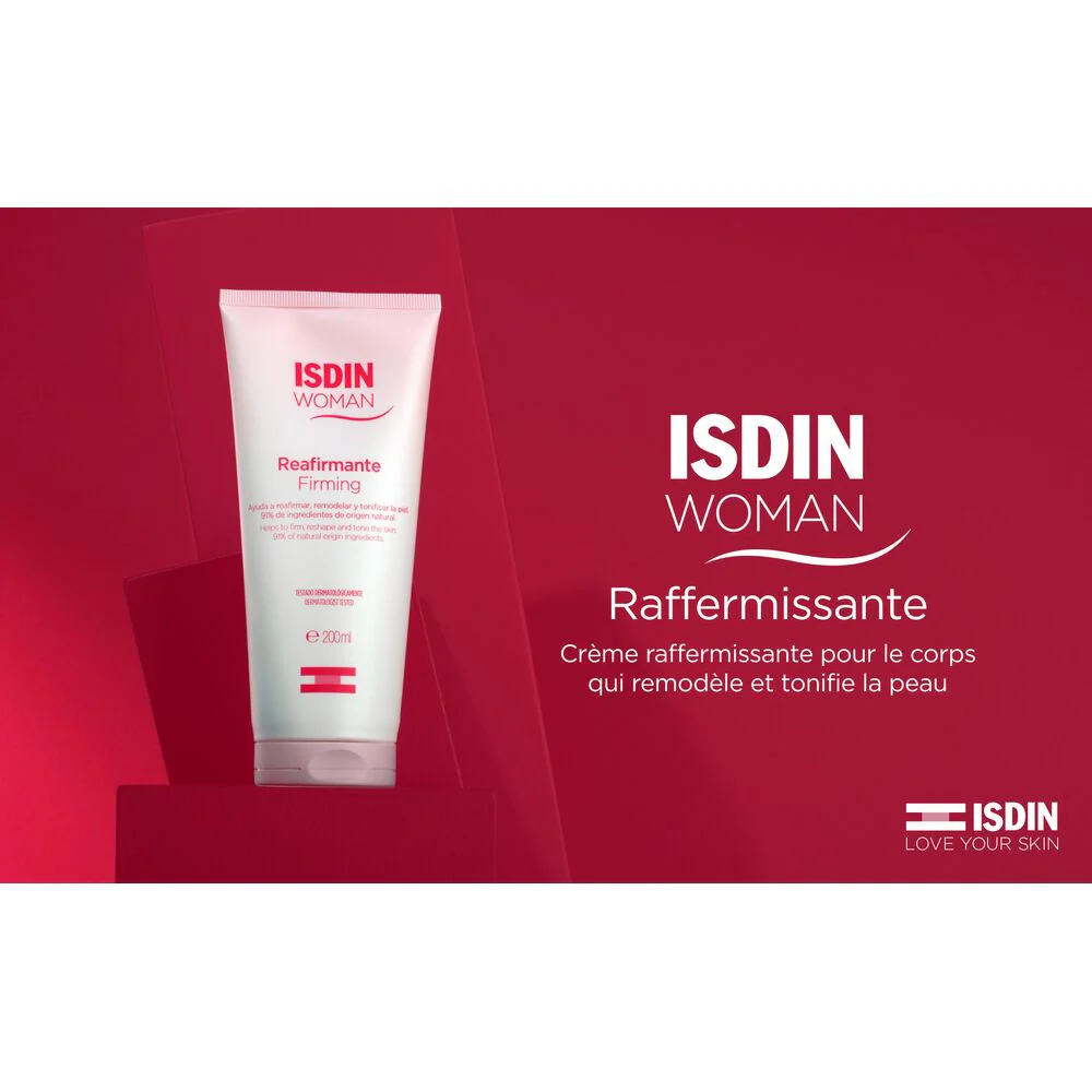 ISDIN Woman Crème Raffermissante 200ml Fermeté Élasticité Corps Femme - Image 2