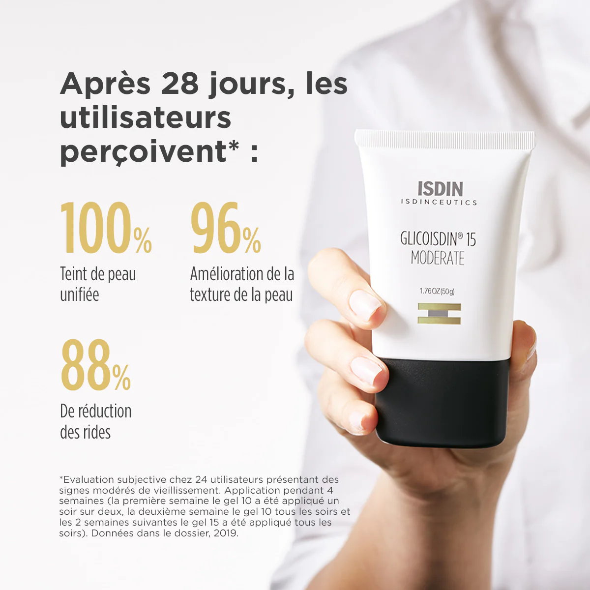 ISDIN Glicoisdin 15 Modéré Gel 50g Peeling Anti-Âge Aloe Vera Doux - Image 4