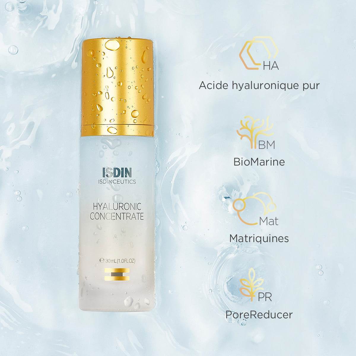 ISDIN Isdinceutics Glicoisdin Concentré Hyaluronique Sérum 30ml - Hydratation Profonde - Image 4