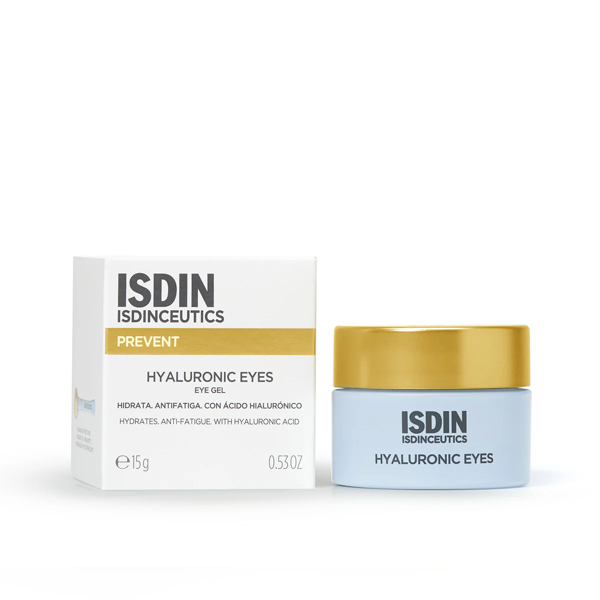 ISDIN Isdinceutics Hyaluronic Eyes 15g Contour Yeux Acide Hyaluronique Anti-Cernes Anti-Rides