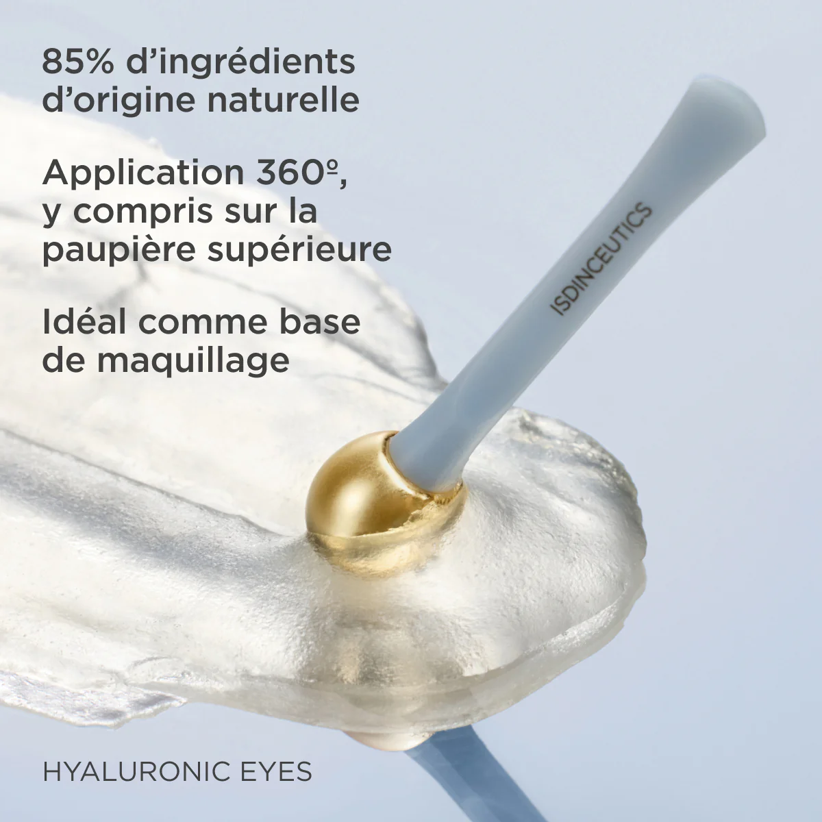 ISDIN Isdinceutics Hyaluronic Eyes 15g Contour Yeux Acide Hyaluronique Anti-Cernes Anti-Rides - Image 4