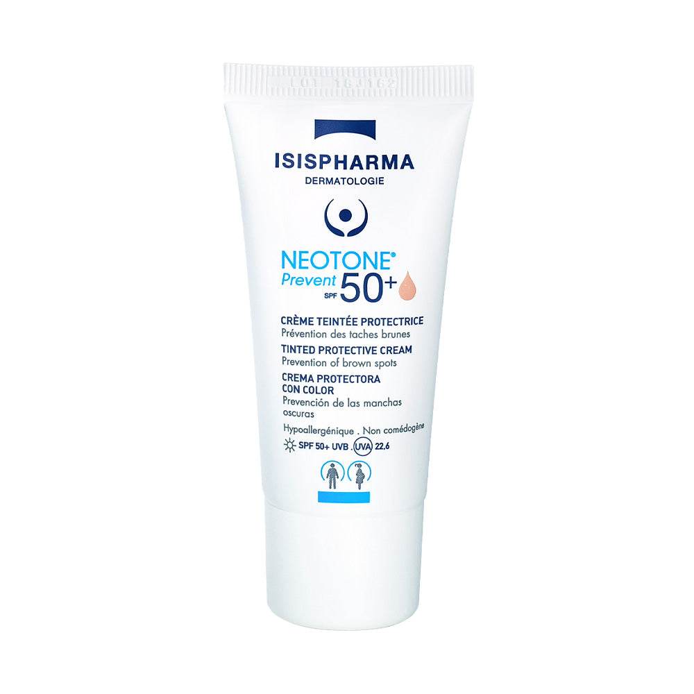 Isispharma Neotone Prevent SPF50+ Crème Teintée Minérale 30ml - Protection Solaire Teintée Anti-Taches