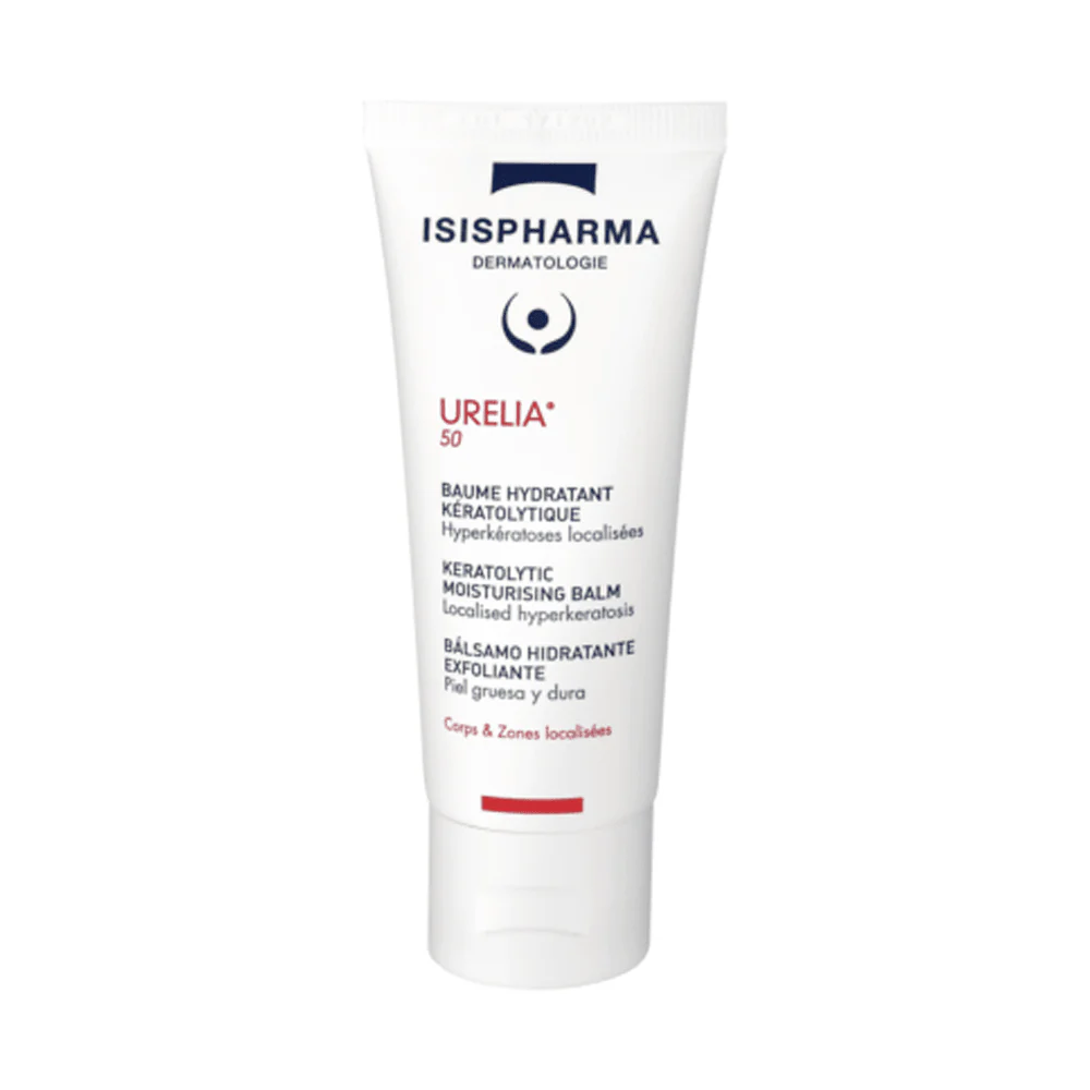 Isispharma Urelia Baume Hydratant Kératolytique 50% Urée 40ml - Soin Intensif Peaux Sèches