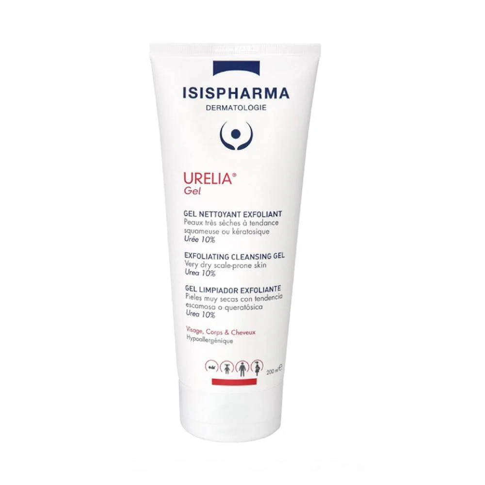 Isispharma Urelia Gel Exfoliant 200ml Peau Très Sèche Desquamation