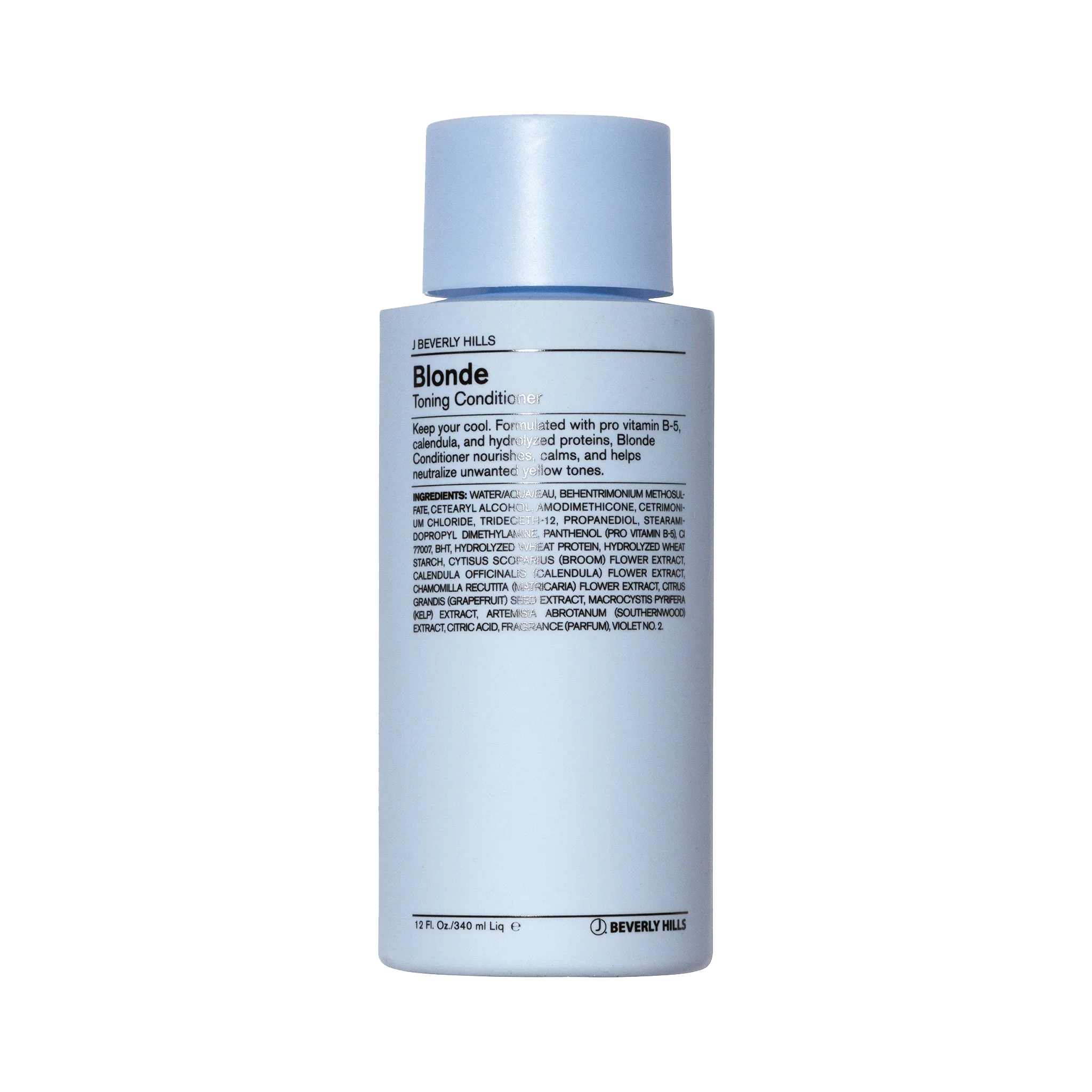 J BEVERLY HILLS Blonde Toning Conditioner 340ml Après-Shampooing Déjaunisseur Cheveux Blonds