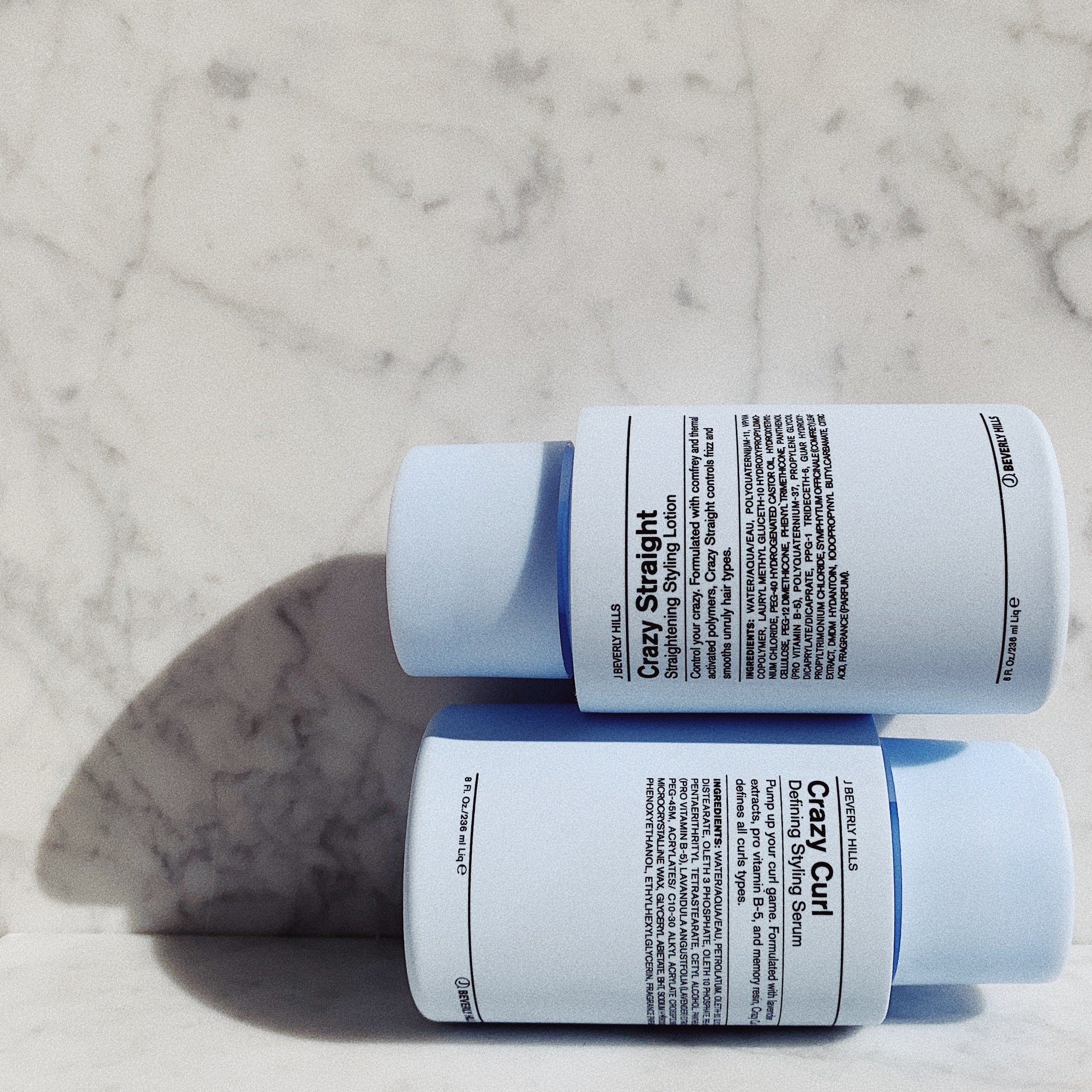 J BEVERLY HILLS Crazy Straight 236ml Sérum Lissant Cheveux Lissage Intense Anti-Frisottis Protection Thermique Brillance - Image 2