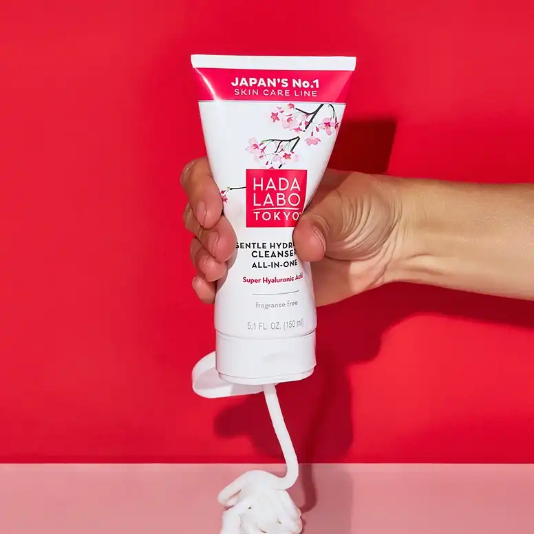 JAPANESE HADA LABO Gel Hydrating Cleanser 150ml Nettoyant Visage Hydratant - Image 3