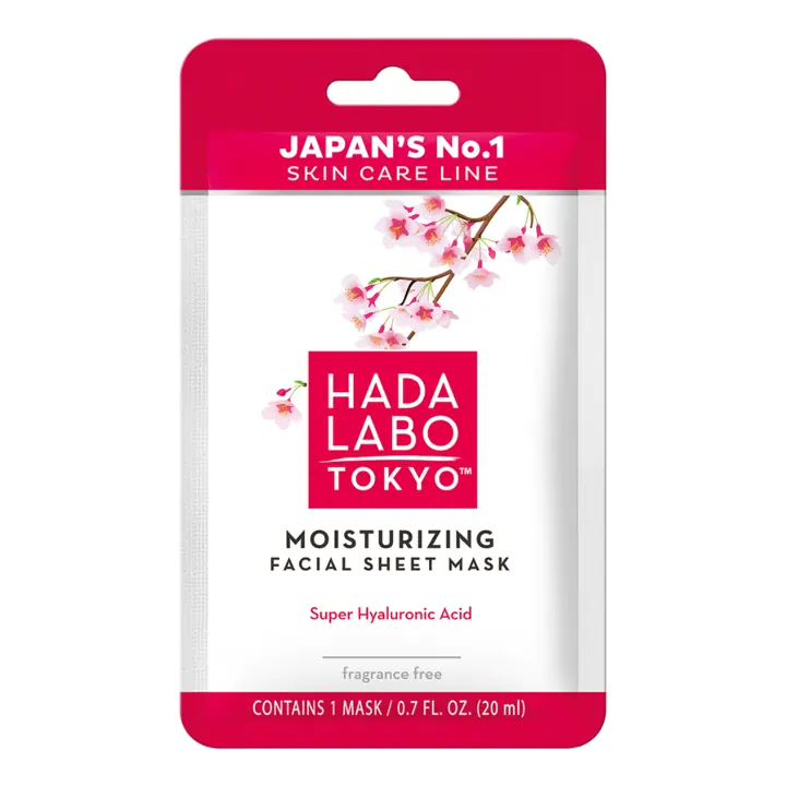JAPANESE HADA LABO Moisturizing Mask 20ml Masque Visage Hydratant Acide Hyaluronique