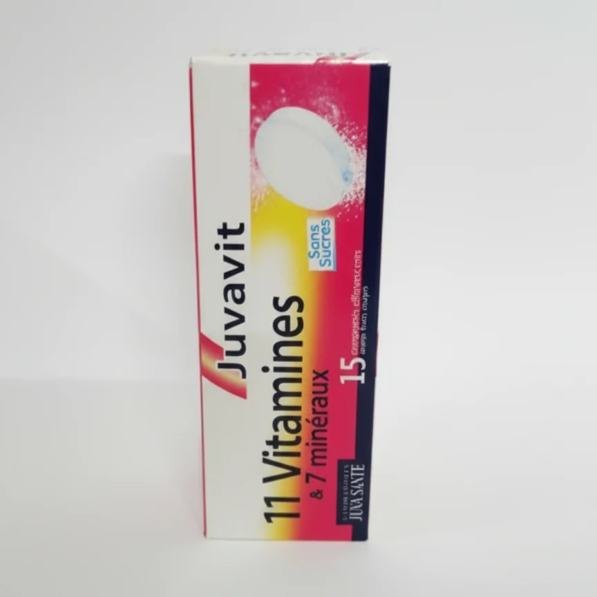 JUVAVIT 15 Comprimés Effervescents Complément Alimentaire Multivitamines Énergie