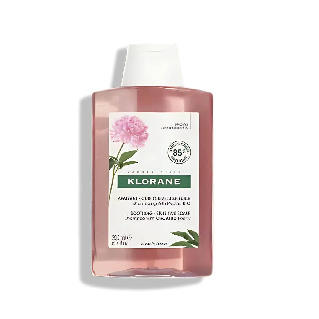 KLORANE Shampooing Apaisant Anti-Irritation Pivoine BIO - Cuir Chevelu Sensible