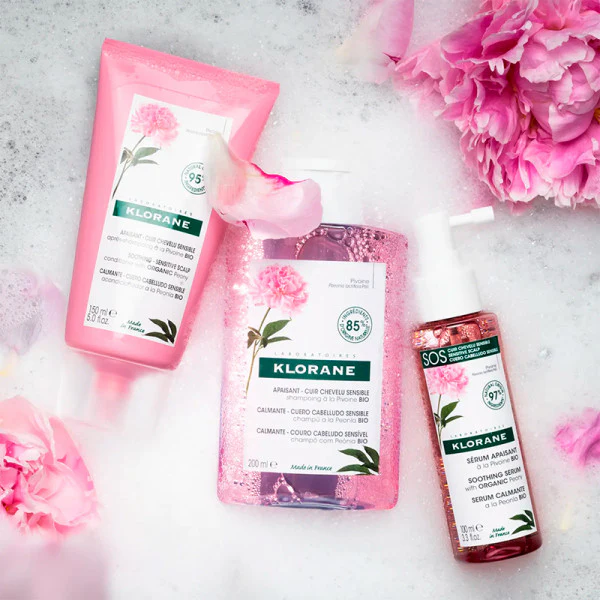 KLORANE Sérum SOS à la Pivoine BIO 100ml - Cuir Chevelu Sensible Sans Rinçage - Image 5