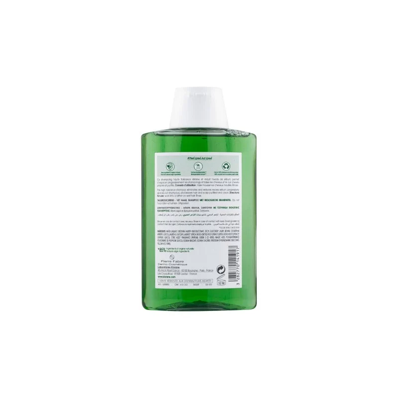 KLORANE Shampooing à l'Ortie BIO - Cheveux Gras Sébo-Régulateur - Image 3
