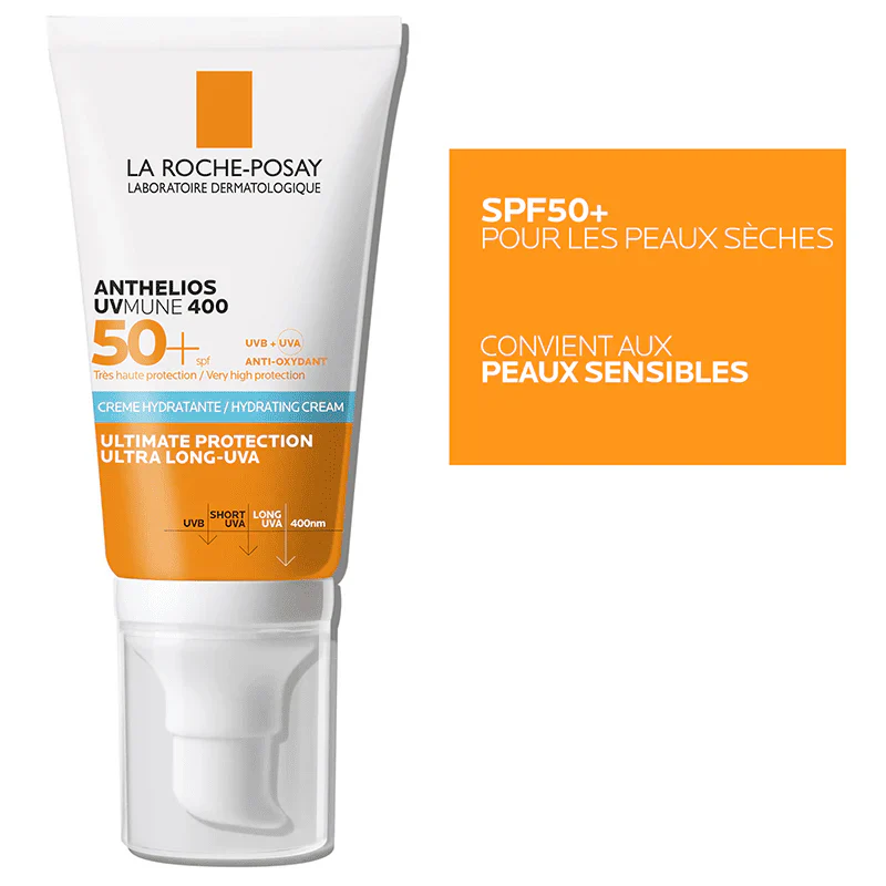 LA ROCHE-POSAY Pack Anthelios Ultra Crème Invisible SPF50+ 50ml + Mela B3 Sérum 10ml Protection Anti-Taches - Image 4
