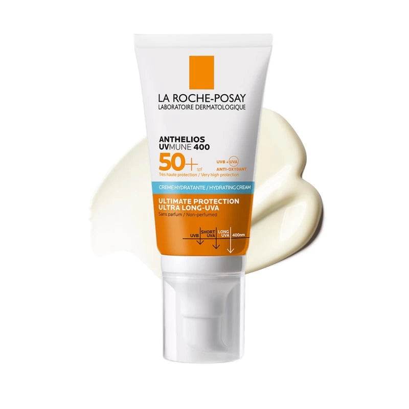 La Roche-Posay Anthelios UVMune 400 Crème Hydratante SPF50+ Invisible 50ml - Protection Solaire Ultra-Haute = Eau Thermale  50ml Offerte - Image 5