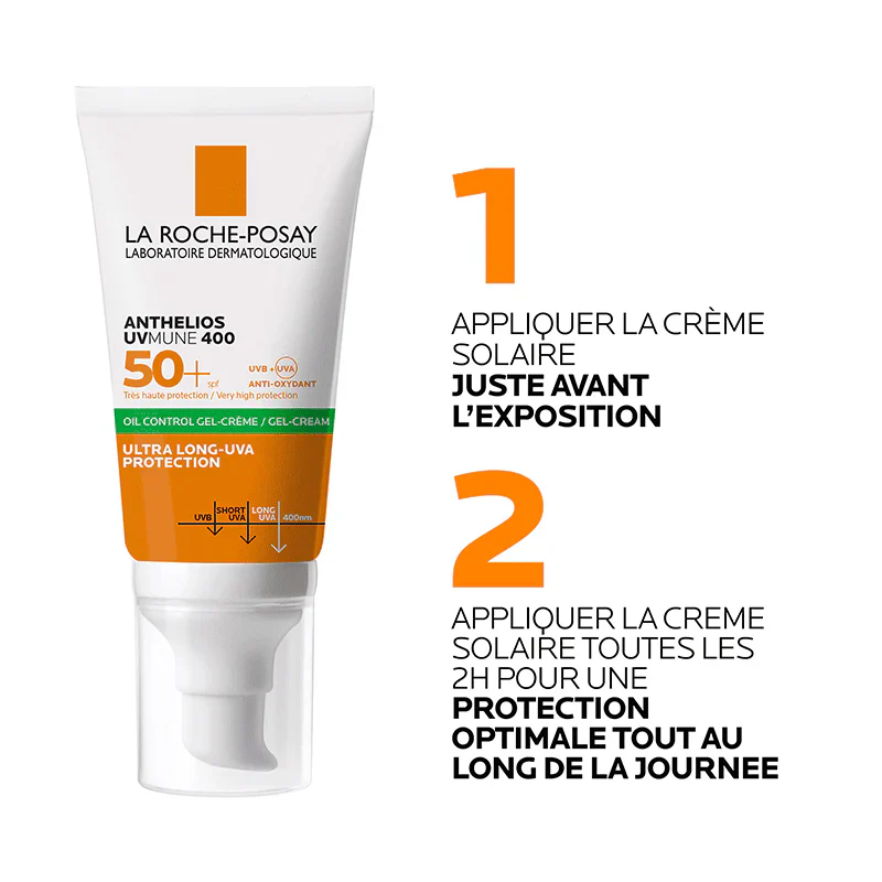 La Roche-Posay Anthelios UV MUNE Crème Solaire Matifiante SPF50ml = Eau Thermale 50 ml Offerte - Image 5
