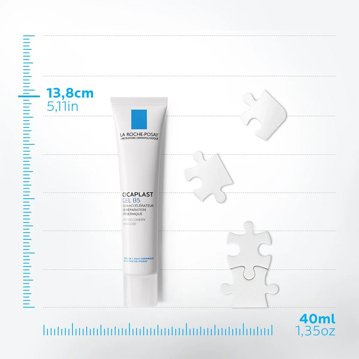 La Roche-Posay Cicaplast Gel B5 Accélérateur Réparation 40ml - Gel Réparateur Texture Fraîche Peaux Fragilisées - Image 5