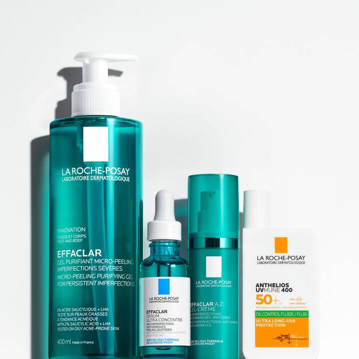 LA ROCHE POSAY Effaclar A.Z Gel-Crème 40ml Soin Anti-Imperfections Ciblé Acné Peau Grasse - Image 7
