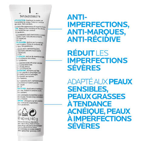 La Roche-Posay Effaclar Duo+ SPF30 40ml - Anti-Imperfections Protection Solaire - Image 5