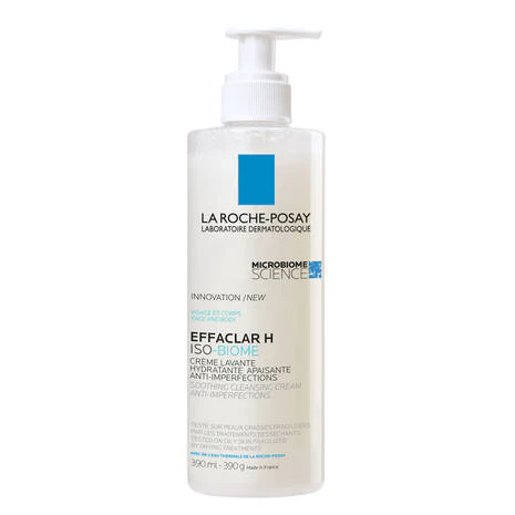 La Roche-Posay Effaclar H ISO-BIOME Crème Lavante - Nettoyant Hydratant Peaux Fragilisées - Image 2