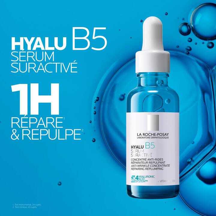 LA ROCHE POSAY Hyalu B5 Sérum Anti-Âge 30ml 2 Acides Hyaluroniques Vitamine B5 Madécassoside Repulpant Rides - Image 5