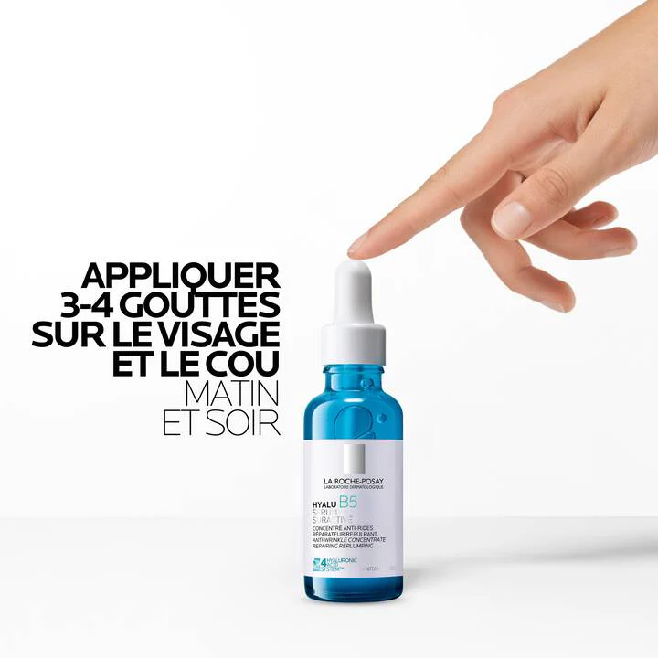 LA ROCHE POSAY Hyalu B5 Sérum Anti-Âge 30ml 2 Acides Hyaluroniques Vitamine B5 Madécassoside Repulpant Rides - Image 7