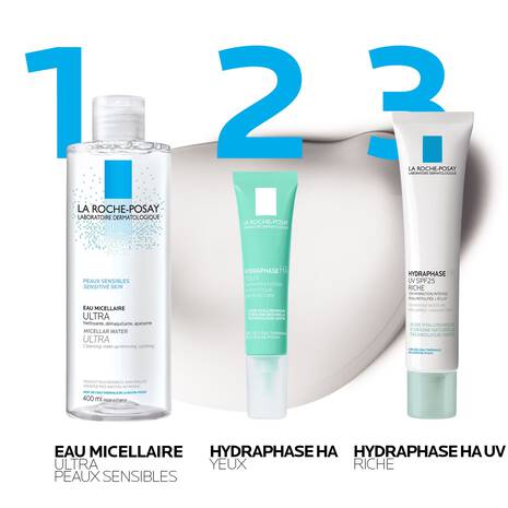 La Roche-Posay Hydraphase UV SPF25 Riche 50ml - Soin Réhydratant Haute Performance Peaux Sensibles - Image 5