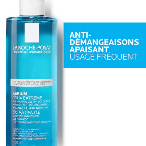 La Roche-Posay Kerium Doux Extrême Shampooing Physiologique 400ml - Image 4
