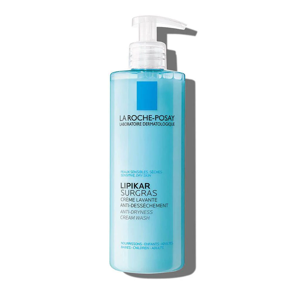 La Roche-Posay Lipikar Surgras Crème Lavante 400ml - Nettoyant Peaux Sèches