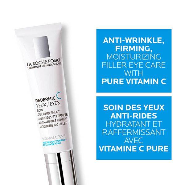 La Roche-Posay Redermic C Yeux Soin Anti-Rides 15ml - Contour des Yeux Vitamine C - Image 3