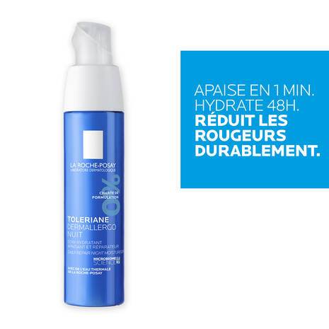 La Roche-Posay Toleriane Dermallergo Crème Nuit 40ml - Soin Nocturne Peaux Hypersensibles - Image 3