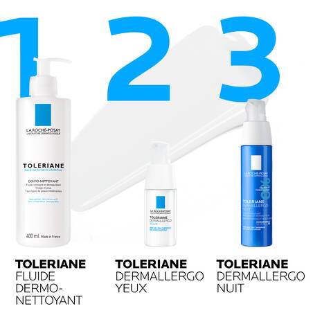 La Roche-Posay Toleriane Dermallergo Crème Nuit 40ml - Soin Nocturne Peaux Hypersensibles - Image 7