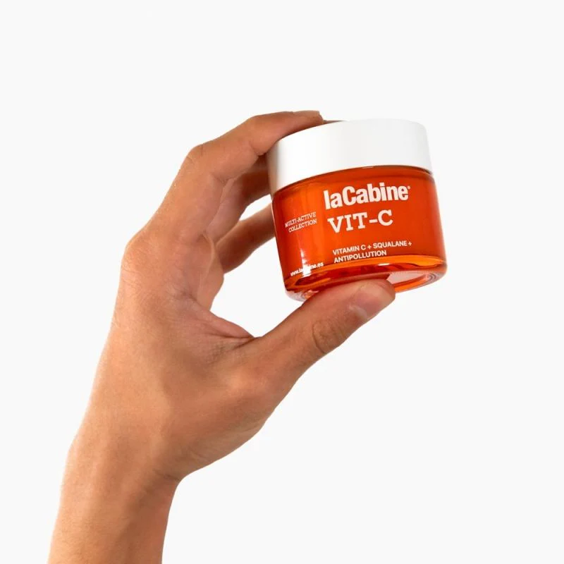 LACABINE VIT-C Crème Visage 50ml Vitamine C Pure Éclat Anti-Taches Antioxydant Anti-Âge Hydratation Tous Types de Peaux - Image 4