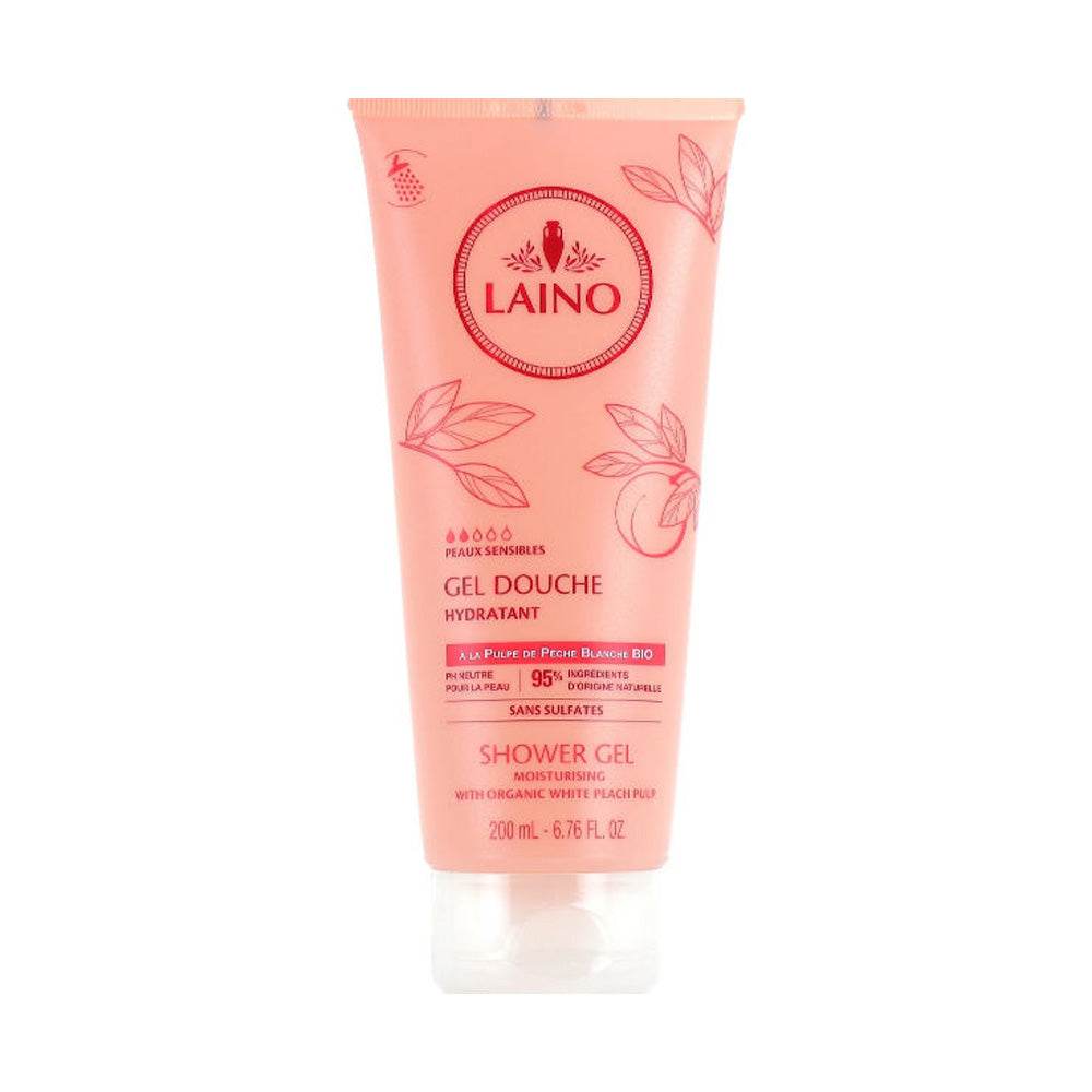 Laino Gel Douche Au Puple De Peche Blanche 200ml