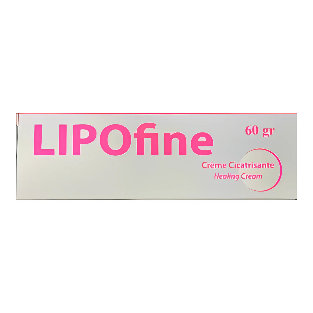LIPOFINE Crème Cicatrisante 60gr Crème Réparatrice Cicatrices Plaies Irritations Peau Abîmée Régénération Cutanée