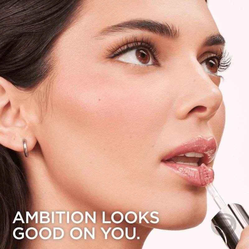 L'ORÉAL PARIS Plump Ambition 201 Milky NU Huile Lèvres Repulpante Acide Hyaluronique Teinte Nude Naturelle Hydratation Longue Tenue - Image 3