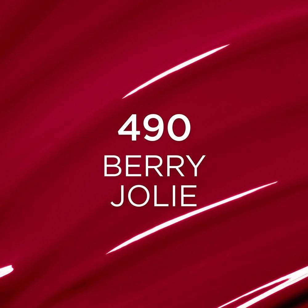 L'ORÉAL PARIS Plump Ambition 490 Berry Jolie Huile Lèvres Repulpante Acide Hyaluronique Naturel Hydratation Longue Tenue - Image 2