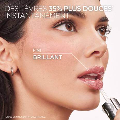 L'ORÉAL PARIS Plump Ambition 490 Berry Jolie Huile Lèvres Repulpante Acide Hyaluronique Naturel Hydratation Longue Tenue - Image 4